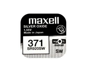 Maxell 371 Pile bouton 1 Pièce SR920SW-M - Unisex