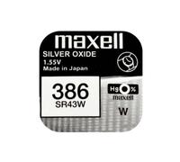 Maxell 386 Pile bouton 1 Pièce SR43W-M - Unisex