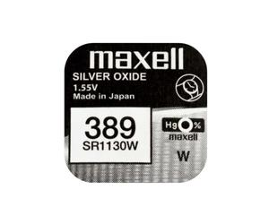 Maxell 389 Pile bouton 1 Pièce SR1130W-M - Unisex