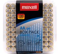 100 Piles Alcalines AA / LR6 Maxell Alkaline