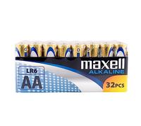Maxell Piles alcalines LR6 (AA) – Pack de 32