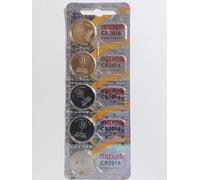 Maxell CR2016 Blister de 5 piles Hologramm Lithium 3V