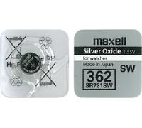 Maxell Horloge 362 SR721SW Pile Bouton oxyde d'argent Low Drain 2,1 x 7,9 (hxã & # x2DC ;/mm) 1,55 V en Blister by