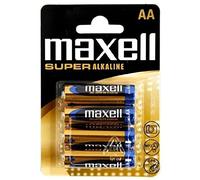 MAXELL Lot de 12 Blisters de 4 Piles Alcaline Super Mignon AA LR6 1,5V