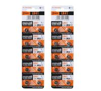 Maxell Lot de 20 Piles Bouton LR41 AG3 192