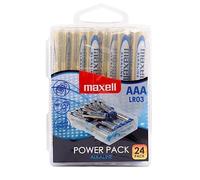 Maxell Lot de 24 piles alcalines micro