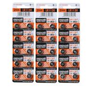 Maxell Lot de 30 piles bouton LR1130 AG10 pour montre
