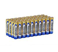 Maxell LR03 - Lot de 40 Piles alcalines AAA, Couleur Or