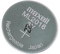 Maxell ml2016 Rechargeable Li-ION Pile Bouton, 3 V, 25 mAh