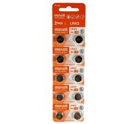 Maxell Lr43 1,5 V Micro Lot de 10 Piles alcalines