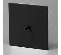 MAXEPO 86 Type Applique Murale Rétro Encastrée Créativité 10A-250V Personnalité Bronze Intérieur Laiton 1-4 Gang 2 Voies Prise à Levier Noir Style Industriel Rétro Interrupteur À Bascule