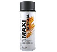 MAXI COLOR Peinture en spray résistante à la chaleur pour four, poêle - 400 ml - Résistante aux hautes températures jusqu'à 800 °C - Noir mat