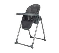 Maxi-Cosi Ava2 Chaise Haute Bébé, 0-3 ans (15 kg max.), Chaise Haute Pliable, Légère (9,45 kg), 4 Réglages D'inclinaison & 5 de Hauteur, Plateau Amovible d'une Main, 2 Roulettes, Elegance Graphite