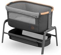 Maxi-Cosi Iora Berceau Cododo, Lit Cododo Bebe Pliable, 0-6 Mois, 9 kg Max, 4 Inclinaisons et 5 Hauteurs, Système Coulissant, Matelas Confort, Grand Panier, Facile à Transporter, Essential Graphite