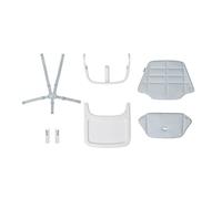Maxi-Cosi Kit enfant Nesta, Kit accessoires enfant pour chaise haute bois évolutive Nesta, réducteur, harnais 5 points, tablette, arceau de maintien, de 6 mois à 3 ans, de 9 à 15 kg, Beyond Sky Grey