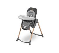 Maxi-Cosi Minla Chaise Haute Bébé Evolutive, 0 - 14 ans, 60 kg max, Chaise Haute Bébé, 9 Hauteurs Réglables, 5 Différentes Inclinaisons, 4 Positions de Plateau, Pliage compact, Essential Graphite