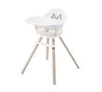 Maxi-Cosi Moa 4-en-1, Chaise Haute Bébé Evolutive, de 6 Mois à 7 Ans, 0 à 25 kg, Chaise Haute Réglable pour Bébé, se Transforme en Siège Rehausseur, Tabouret Bas et Bureau avec Siège, Beyond White
