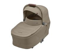 Maxi-Cosi Sense, Nacelle bébé, de la Naissance à 6 Mois (9kg), Spacieuse et Confortable, Matelas épais en Mousse à mémoire et inclinable, Compatible Poussette, Aération, Twillic Truffle