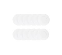 Maxi lot de 12 assiettes à desserts Zen 23 cm - Trend'up - Blanc - Porcelaine