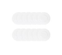 Maxi lot de 12 assiettes plates Zen 27 cm - Trend'up - Blanc - Porcelaine