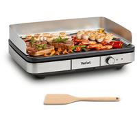 Tefal Plancha électrique CB690D12 Maxi XXL Inox – Antiadhésive, 2300W, 12 pers