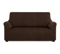 MAXIFUNDAS Housse de canapé élastique 3 Places Marron - Housse de canapé Extra Douce, antidérapante et élastique - Housse de canapé élastique Modèle Inca