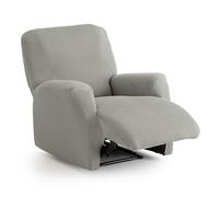 MAXIFUNDAS | Housse de canapé élastique Fauteuil Relax Gris Clair - Housse de canapé Extra Douce, antidérapante et élastique - Housse de canapé élastique Modèle Inca