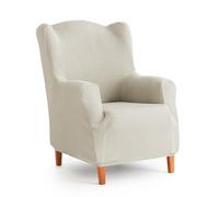 MAXIFUNDAS | Housse de canapé élastique pour Fauteuil d'oreille Couleur Ivoire - Housse de canapé Extra Douce, antidérapante et élastique - Housse de canapé élastique Modèle Inca