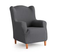 MAXIFUNDAS | Housse de canapé élastique pour Fauteuil d'oreille Gris - Housse de canapé Extra Douce, antidérapante et élastique - Housse de canapé élastique Modèle Inca