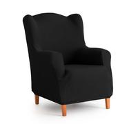 MAXIFUNDAS | Housse de canapé élastique pour Fauteuil d'oreille Noir - Housse de canapé Extra Douce, antidérapante et élastique - Housse de canapé élastique Modèle Inca