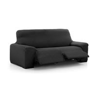 MAXIFUNDAS Housse de canapé Relax 3 Places 2 Pieds Vega Noir