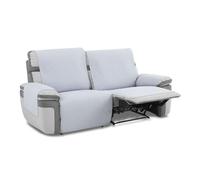 MAXIFUNDAS-Housse de canapé rembourrée Relax 2 Places Slam, Gris Clair. Sauvasofá répulsif Liquide et avec Envers antidérapant.