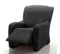 MAXIFUNDAS - Housse de Fauteuil Relax Pieds Ensemble Vega Noir