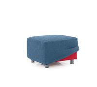 MAXIFUNDAS Housse de Pouf Relive Celeste, valable pour Puffs de 40 à 60 cm de Chaque côté