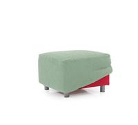 Maxifundas Housse de Pouf Relive Turquoise. Convient pour Les poufs de 40 à 60 cm de Chaque côté