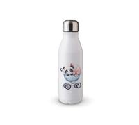 MAXIKIWI Bouteille d'eau à paroi unique avec bouchon à vis, aluminium léger non isolé, sans BPA, anti-fuite - Regarde bébé dans la poussette - 500 ml