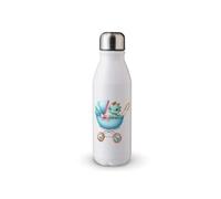 MAXIKIWI Bouteille d'eau à paroi unique avec bouchon à vis, aluminium léger non isolé, sans BPA, anti-fuite - Regarde bébé dans la poussette - 500 ml