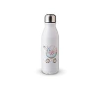 MAXIKIWI Bouteille d'eau à paroi unique avec bouchon à vis, aluminium léger non isolé, sans BPA, anti-fuite - Regarde bébé dans la poussette - 500 ml