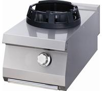 Maxima - Cuisinière Wok Gastro Premium - Anneau de cuisson 28,5 cm - Unité unique - 90 cm Profond - Gaz