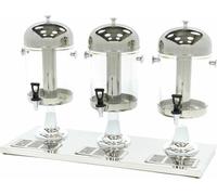 Maxima - Distributeur de boissons Gastro - 3 x 8 l - tube de refroidissement central - fonctionne sans alimentation électrique