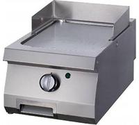 Maxima - Plaque de cuisson Gastro Heavy Duty - Chrome lisse - Unité unique - 70 cm de profondeur - Gaz