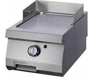 Maxima - Plaque de cuisson Gastro Heavy Duty - Chrome lisse - Unité unique - 70 cm de profondeur - Gaz