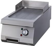 Maxima - Plaque de gril Gastro Premium - Chrome strié - Unité unique - 90 cm de profondeur - Électrique