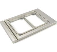 Maxima - Plateau à menus 227 x 178 mm - Petit - 2 compartiments