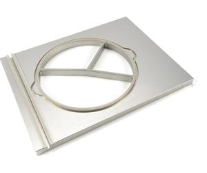 Maxima - Plateau rond perlé Ø 250 mm - Grand - 3 compartiments