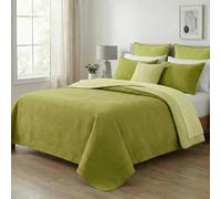 MAXIME MAISON - Couvre Lit 1 Personne (100 GR/mq) Dessus de Lit 1 Personne (220x260) Dessus de Lits et Couvre-Lits Double Face