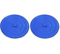 Maximex Bouchon de vidange Universel en Silicone, pour baignoires et éviers Standard, sans chaîne, Dimensions (H x Ø) : 0,9 x 11 cm (Lot de 2)