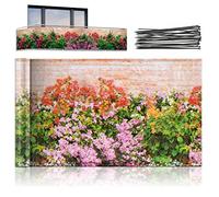 Maximex Brise-Vue Pratique pour Balcon - Motif Fleurs de maçonnerie colorées - Protection Contre Le Vent - Haute résistance aux UV et aux intempéries - Séchage Rapide et indéchirable - 5 m