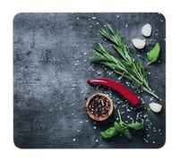 Maximex Couvercle de plaque de cuisson ROSMARIN, plaque de protection en verre résistant aux chocs