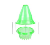 Maximex Dôme de bouturage 3en1, Lot de 15 pièces, Protection Contre Le Gel, Les Oiseaux et Les limaces dans Le Jardin, 3 Cloches de Culture pour semis, Ø 27 x 25 cm, Plastique Pet, Vert